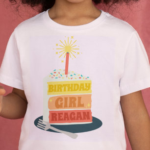 Geburtstagskuchen und Candle Kid's Bday T-Shirt