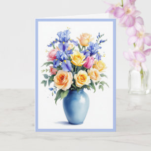 Geburtstagskuquet von Affodils Rose & Tulips Karte