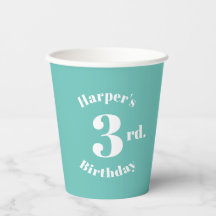 Geburtstagslicht aquamariner Individuelle Name und