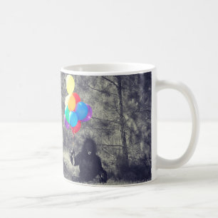Geburtstagsluftballonaffe Tasse