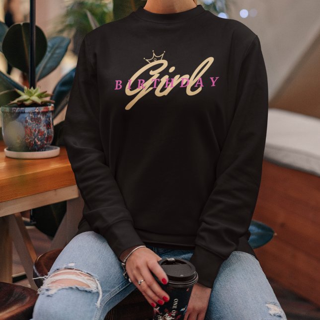 Geburtstagsmädagogik & Kronen, einfach, modern Sweatshirt (Von Creator hochgeladen)