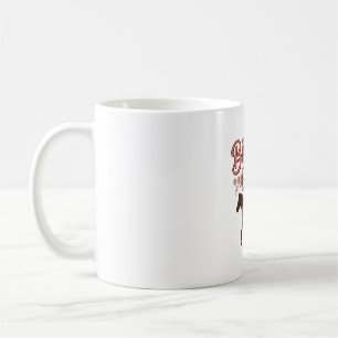 Geburtstagsmädchen 10 Pferde Floral Vektor Design_ Kaffeetasse