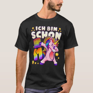 Geburtstagsmädchen 11, Einhorn, Pop It, Germa T-Shirt