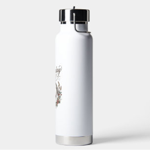 Geburtstagsmädchen 11 Pferd Floral Vintage-Shirt-D Trinkflasche