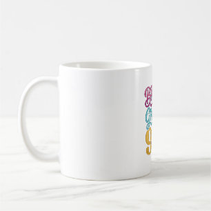 Geburtstagsmädchen 9 Einhorn Vintage Gravur Design Kaffeetasse