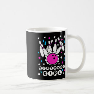 Geburtstagsmädchen Bowling-Party Coole Kids Süße P Kaffeetasse