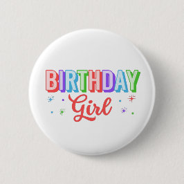 Geburtstagsmädchen  button