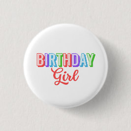 Geburtstagsmädchen  button