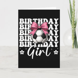 Geburtstagsmädchen Fußball Mädchen Fußball Mama Ko Karte