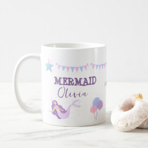 Geburtstagsmädchen lila rosa Tasse
