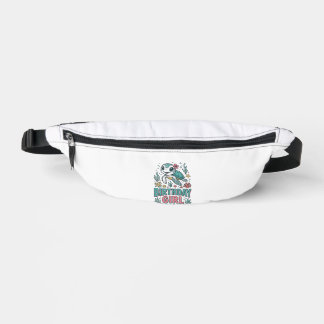 Geburtstagsmädchen Meeresschildkröte Vintage Gravu Bauchtasche