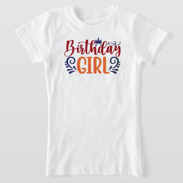 Geburtstagsmädchen-T - Shirt (Ablage )