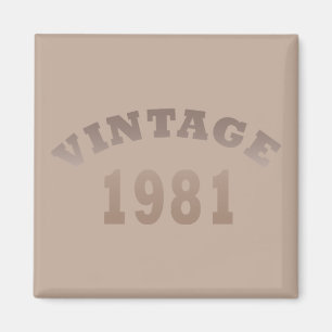 Geburtstagsmode 1981 vintage magnet