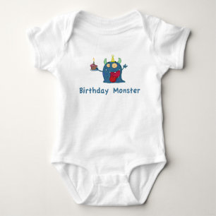 Geburtstagsmonster Baby Strampler
