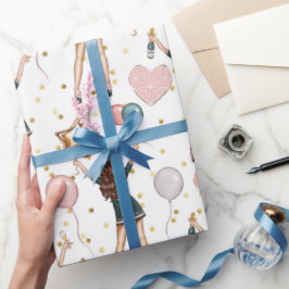 Geburtstagsmuster  geschenkpapier