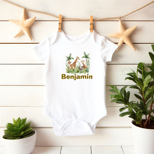 Geburtstagsoutfit Party Animal, Kinder-Safari-Gebu Baby Strampler