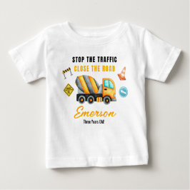 Geburtstagspartei Baugewerbe Baby T-shirt