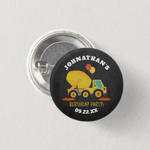 Geburtstagspartei Baugewerbe Button