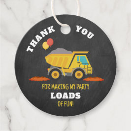 Geburtstagspartei Baugewerbe Geschenkanhänger