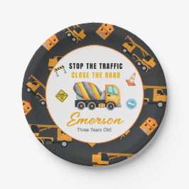 Geburtstagspartei Baugewerbe Pappteller