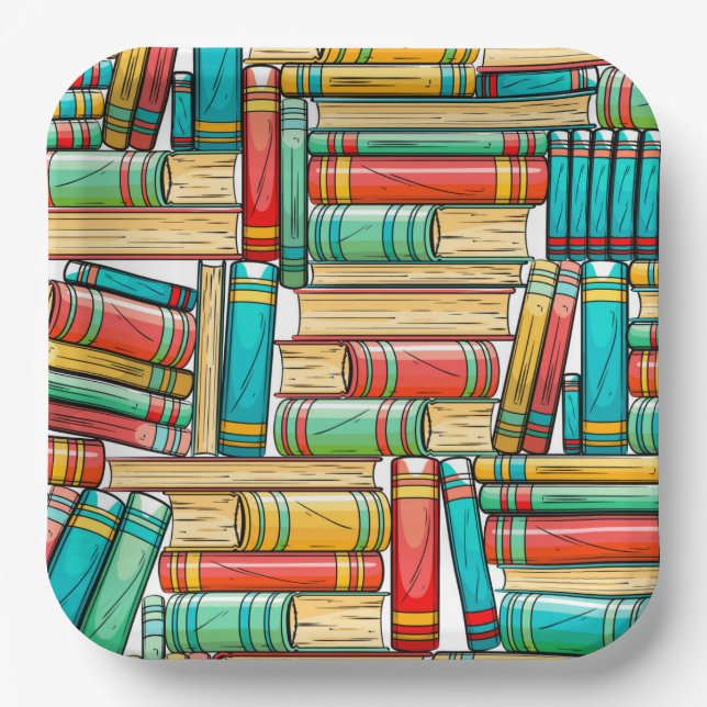 Geburtstagspartei buchen pappteller (Vorderseite)