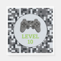 Geburtstagspartei des Video Game Level Up Controll