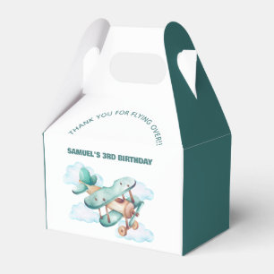 Geburtstagspartei des Vintagen Flugzeugs Geschenkschachtel