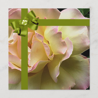 Geburtstagspartei Elegante Rose Einladung