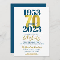 Geburtstagspartei Typografy Date