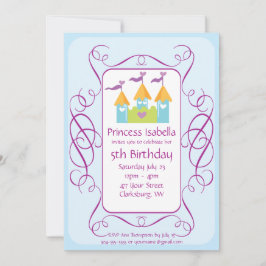 Geburtstagspartei von Prinzessin Einladung