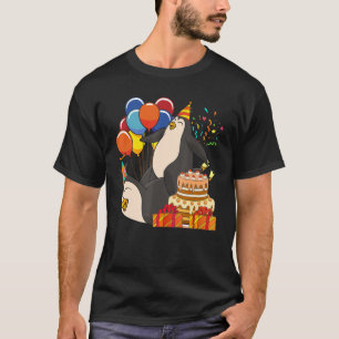 Geburtstagspartei Zoo Bird Animal Kids Niedlich Pi T-Shirt
