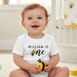 Geburtstagsparty 1. Bee Day Baby T - Shirt