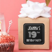 Geburtstagsparty: Art Déco Style & Individuelle Na