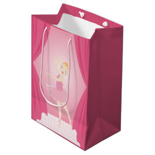 Geburtstagsparty Ballerina Mittlere Geschenktüte