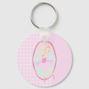 Geburtstagsparty Ballerina Schlüsselanhänger