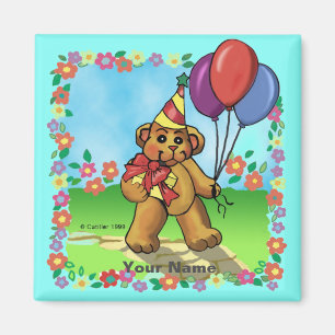 Geburtstagsparty Bear Magnet
