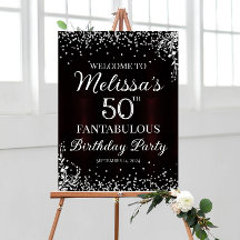 Geburtstagsparty Begrüßungszeichen mit Diamantenko