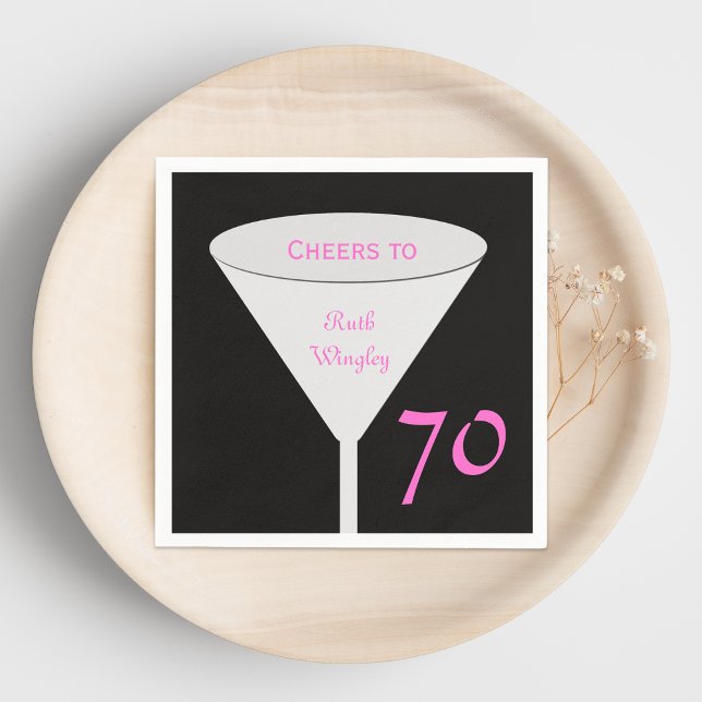 Geburtstagsparty "Cheers To" Papier Napkins Serviette (Von Creator hochgeladen)