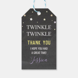Geburtstagsparty Danke Tags Twinkle Twinkle Geschenkanhänger