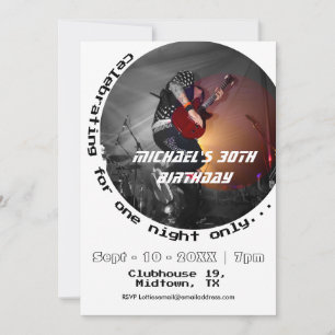 Geburtstagsparty der 90er Jahre im 30. Foto Einladung