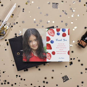 Geburtstagsparty der Strawberry, vielen Dank für d Postkarte