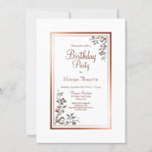 Geburtstagsparty der Vintagen Blumengoldbrücke