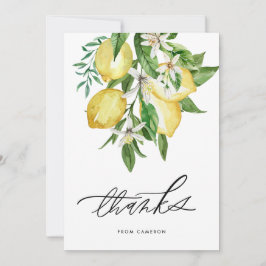 Geburtstagsparty der Wasserfarben und Blüten Dankeskarte