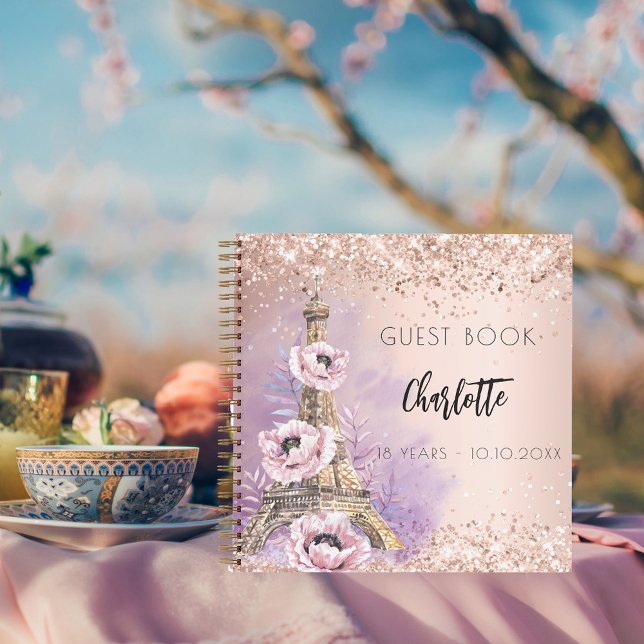 Geburtstagsparty des Gästebuchs Paris Eiffel Notizbuch (Von Creator hochgeladen)