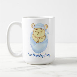 Geburtstagsparty des niedlichen Bären-Themas Kaffeetasse