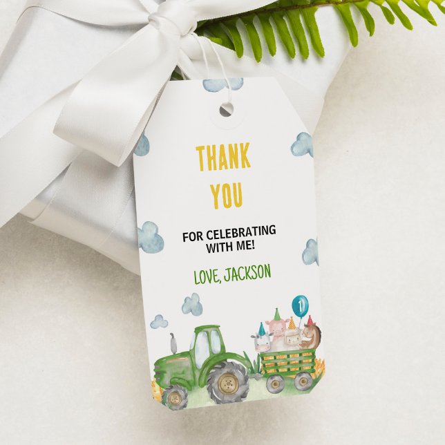 Geburtstagsparty des Traktors Geschenkanhänger (Von Creator hochgeladen)