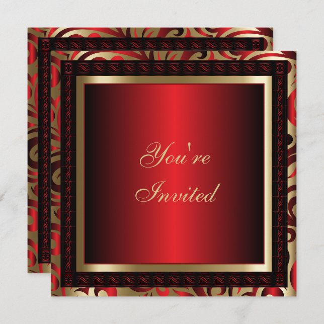 Geburtstagsparty | DIY Text Einladung (Vorne/Hinten)