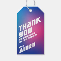 Geburtstagsparty eines coolen Jungen - Geschenkmar