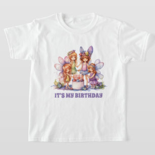 Geburtstagsparty eines niedlichen Mädchens T-Shirt