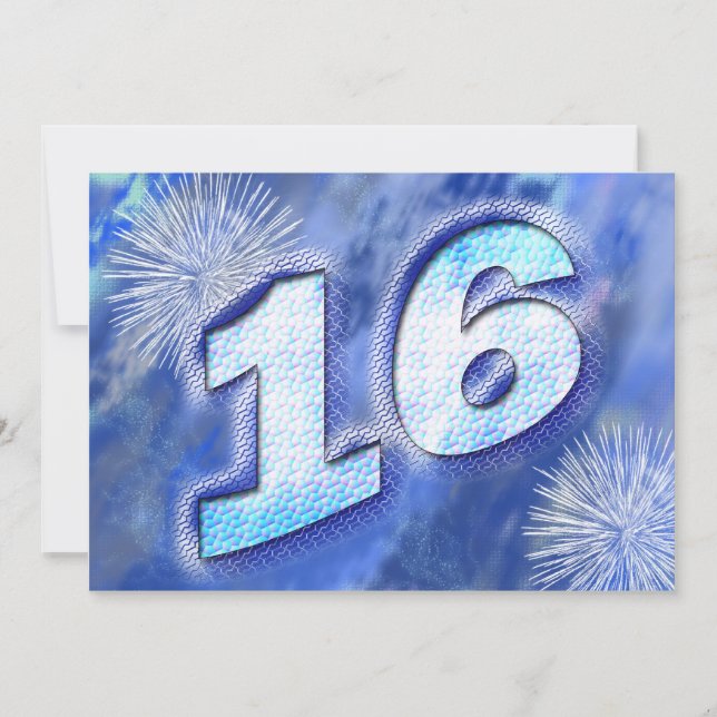 Geburtstagsparty Einladung (Vorderseite)